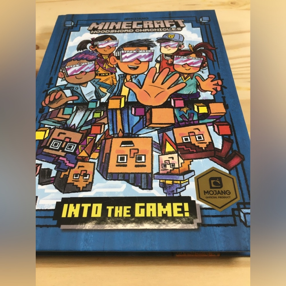Mojang Minecraft Woodsword Chronicles: Into the Game! Hardcover Readers